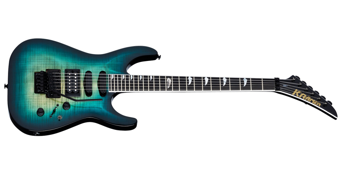 SM-1 Figured Electric Guitar - Caribbean Blue