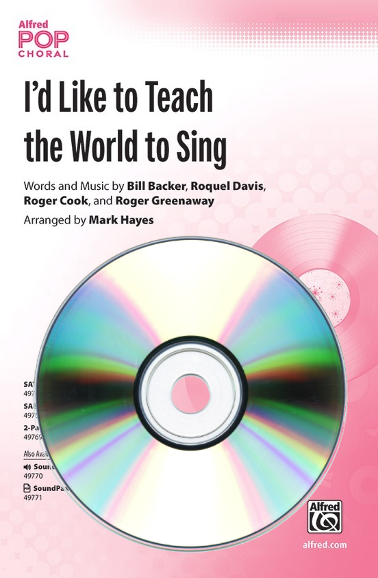 I\'d Like to Teach the World to Sing - Hayes - SoundTrax CD