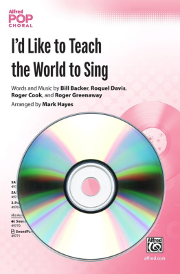 Alfred Publishing - Id Like to Teach the World to Sing - Hayes - SoundTrax CD