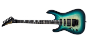 Kramer - SM-1 Figured Electric Guitar, Left-Handed - Caribbean Blue