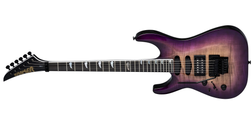 SM-1 Figured Electric Guitar, Left-Handed - Royal Purple