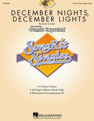 Hal Leonard - December Nights, December Lights (SongKit Single) - Crocker - Unison/2pt