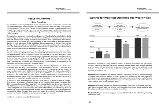Accenting the Weaker Side - Para / Chamberland /Famularo - Drum Set - Book/Video Online