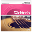 DAddario - Acoustic Guitar String Set, Phosphor Bronze - Super Light 9-45