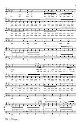 Girl - Lennon/McCartney/Sharon - SATB