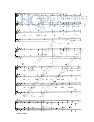 Good News Is in the Air - Hassler/Hopson - SATB