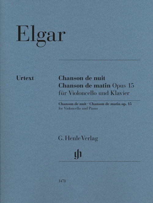 Chanson De Nuit, Chanson De Matin Op. 15 - Elgar/Marshall-Luck - Cello/Piano