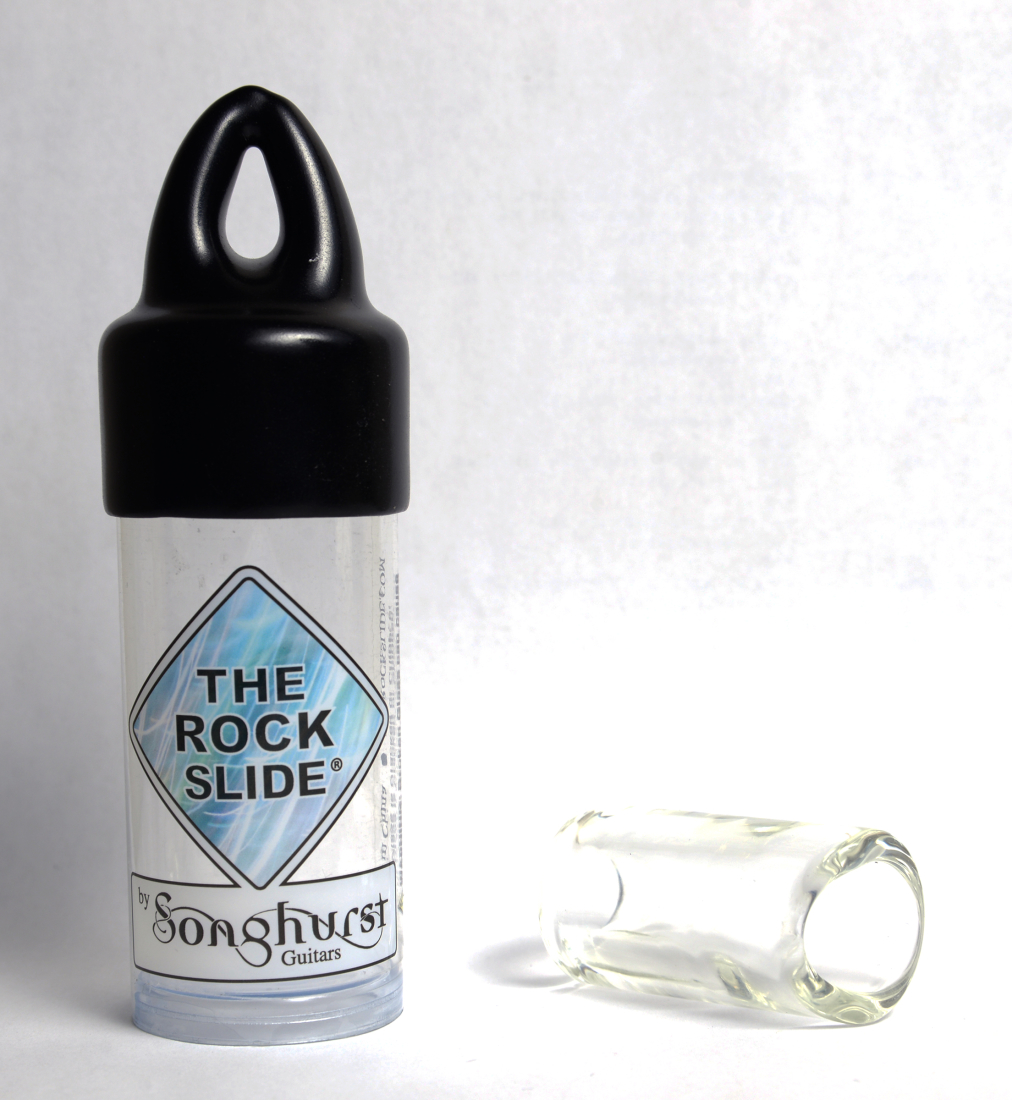 The Rock Slide Moulded Glass Guitar Slide - Small Size With Contoured Design