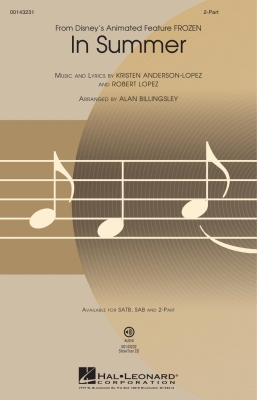Hal Leonard - n Summer (from Frozen) - Anderson-Lopez /Lopez /Billingsley - 2pt