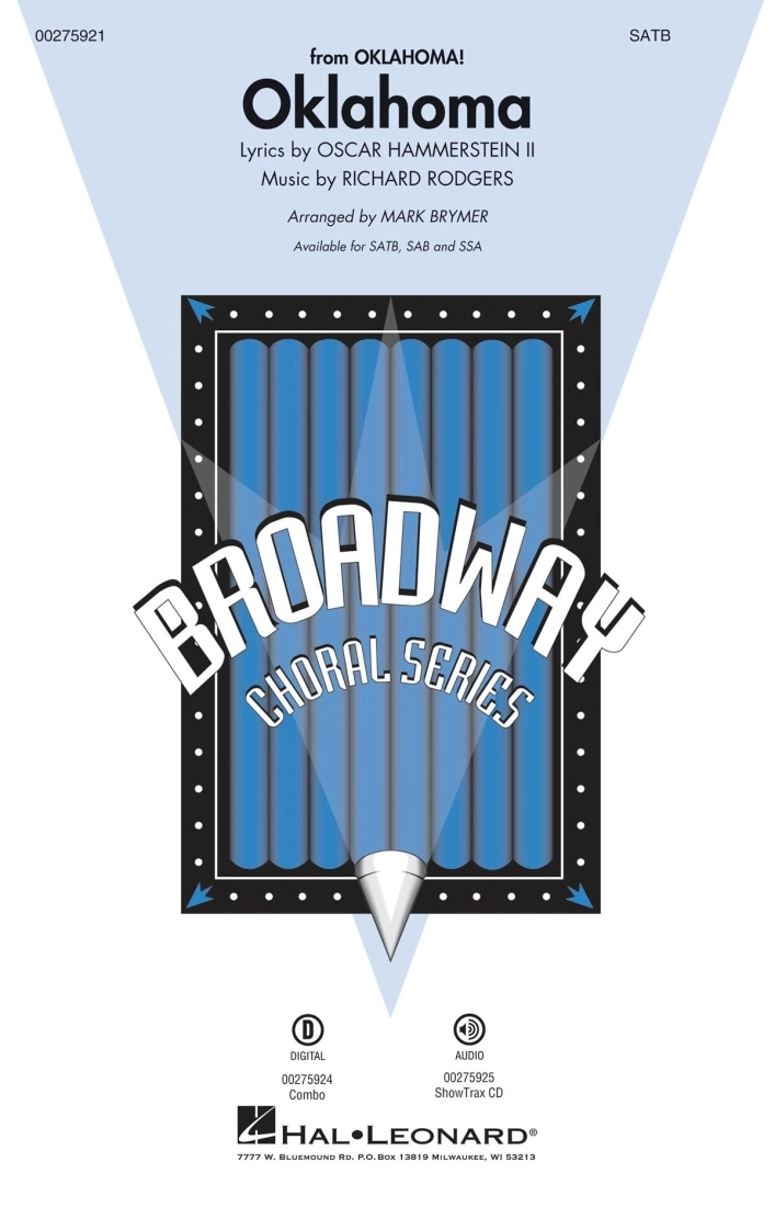 Oklahoma (from Oklahoma!) - Rodgers/Hammerstein /Brymer - SATB