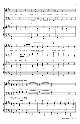 Oklahoma (from Oklahoma!) - Rodgers/Hammerstein /Brymer - SATB