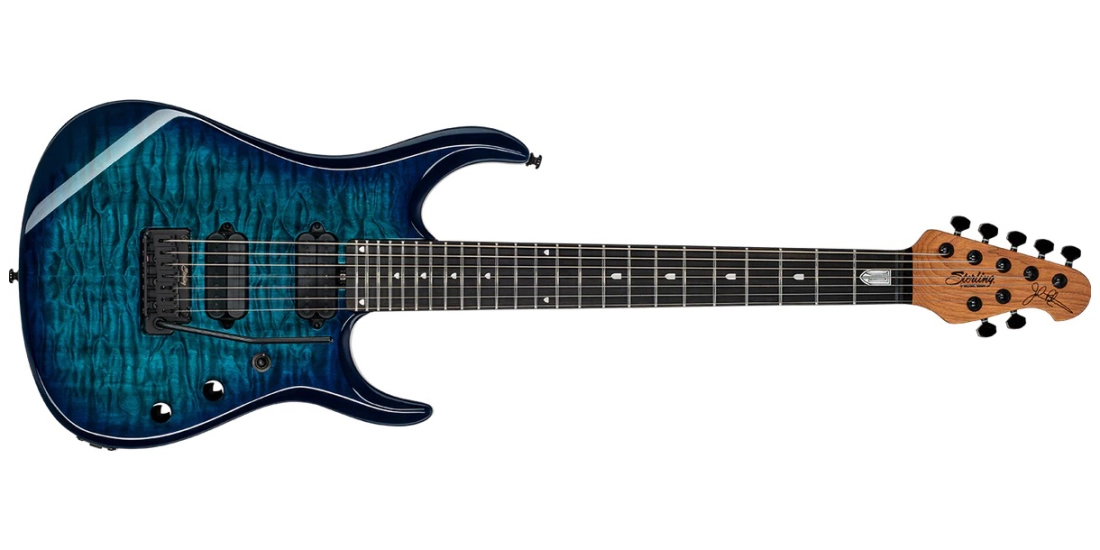 JP157 DiMarzio 7-String Electric Guitar - Cerulean Paradise