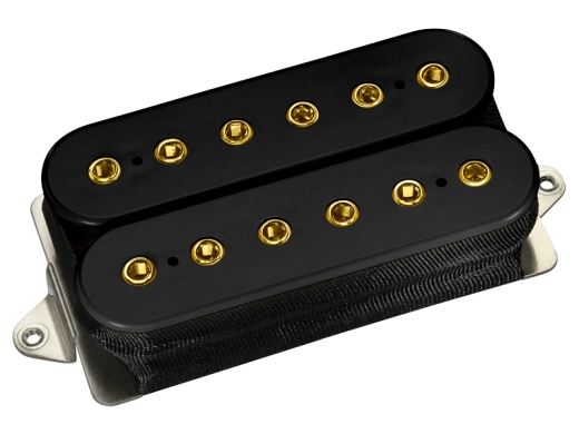 DiMarzio - IGNO Bridge Humbucker F Spaced - Black with Gold Poles