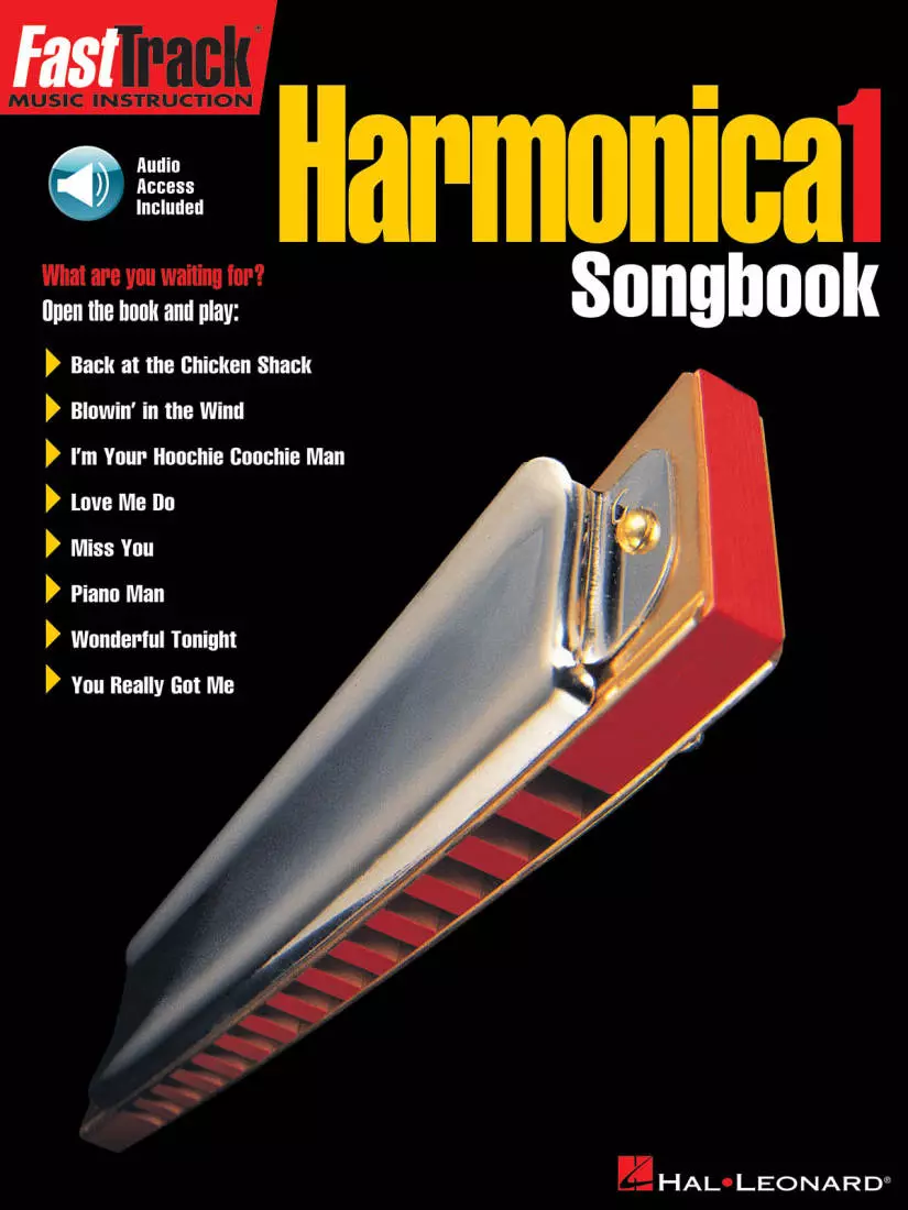 FastTrack Harmonica Songbook Level 1 - Book/Audio Online