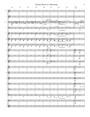 Funeral March of a Marionette - Gounod/Parthun - Concert Band/Bassoon Solo - Gr. 3