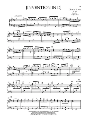 Piano Pieces: Shorter Works for Piano, Volume 3 - Ives - Piano - Book