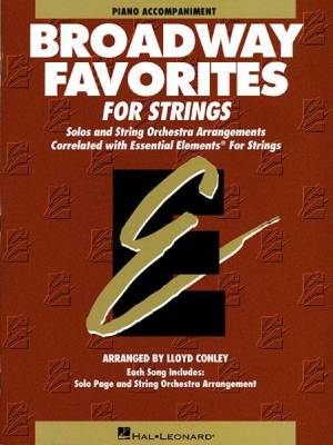 Hal Leonard - Essential Elements Broadway Favorites for Strings - Piano Accompaniment