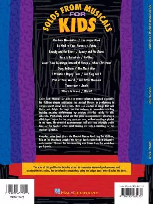 Solos from Musicals for Kids - Lerch - Vocal/Piano - Book/Audio Online