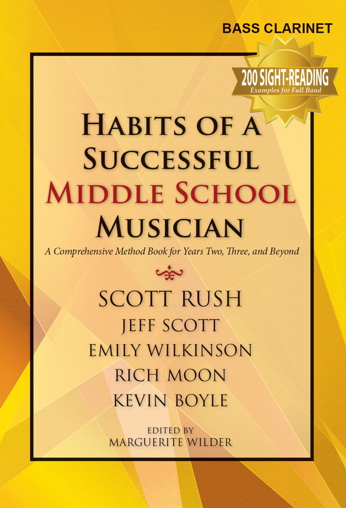 Habits of a Successful Middle School Musician - Bass Clarinet - Book