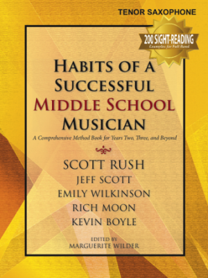 GIA Publications - Habits of a Successful Middle School Musician - Tenor Saxophone - Book