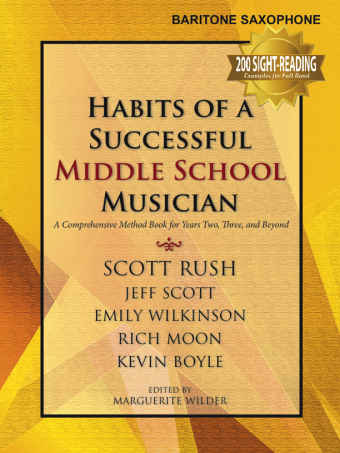 Habits of a Successful Middle School Musician - Baritone Saxophone - Book