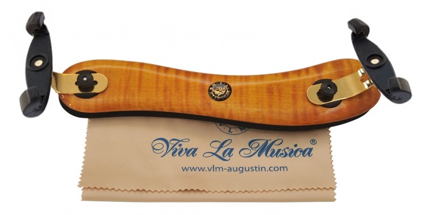 Augustin Diamond Violin Shoulder Rest - Light Maple with Black Feet