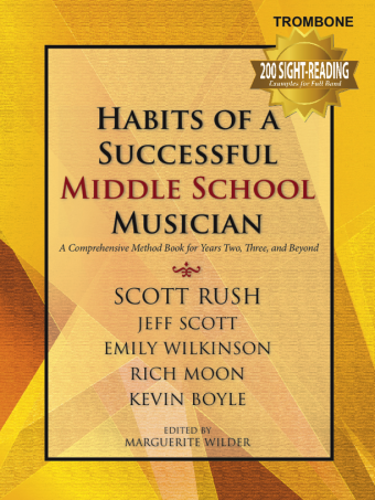 Habits of a Successful Middle School Musician - Trombone - Book