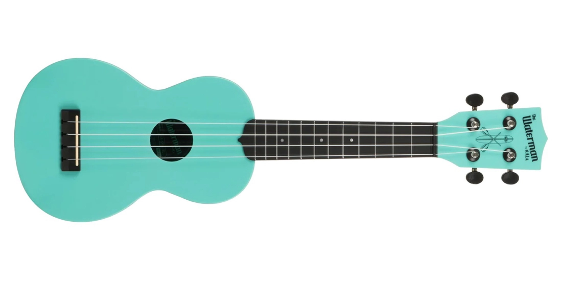 Waterman Soprano Ukulele - Glow-in-the-Dark Aqua-Matte