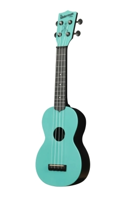 Waterman Soprano Ukulele - Glow-in-the-Dark Aqua-Matte