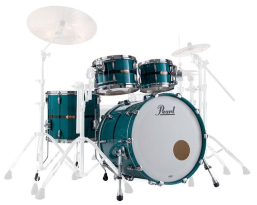 Reference 4-Piece Shell Pack (22,10,12,16) - Aqua Turquoise Stripe