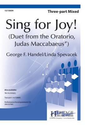 Heritage Music Press - Sing for Joy! - Handel/Spevacek - 3pt Mixed