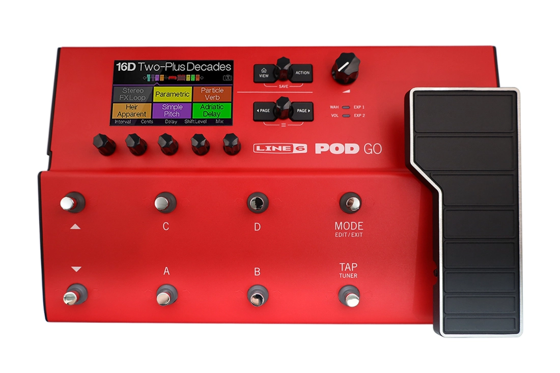 POD Go Multi-FX Floor Processor - Limited Edition Red