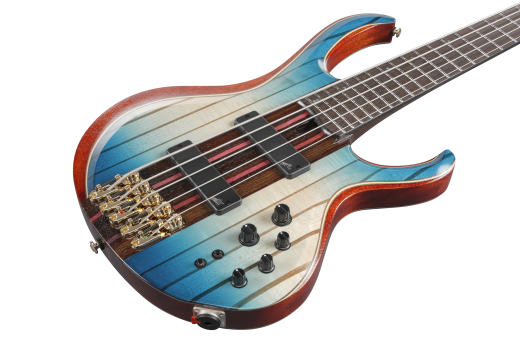 BTB Premium 5-String Electric Bass w/Bag - Caribbean Islet Low Gloss