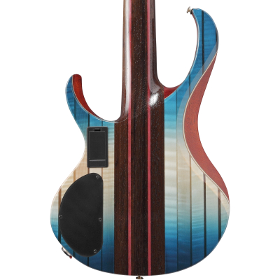 BTB Premium 5-String Electric Bass w/Bag - Caribbean Islet Low Gloss