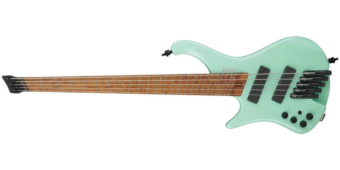 EHB Ergonomic 5-String Headless Bass w/Bag Multi scale - Sea Foam Green Matte