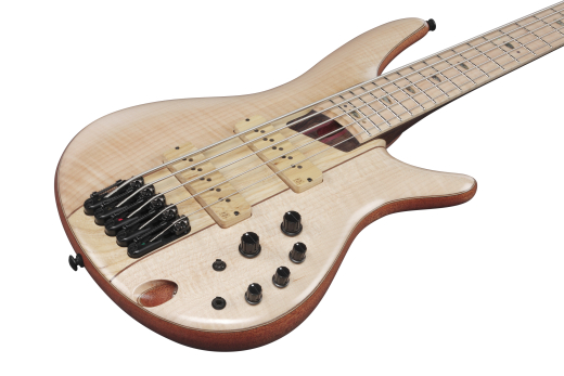 SR Premium 5-String Electric Bass w/Bag - Natural Low Gloss