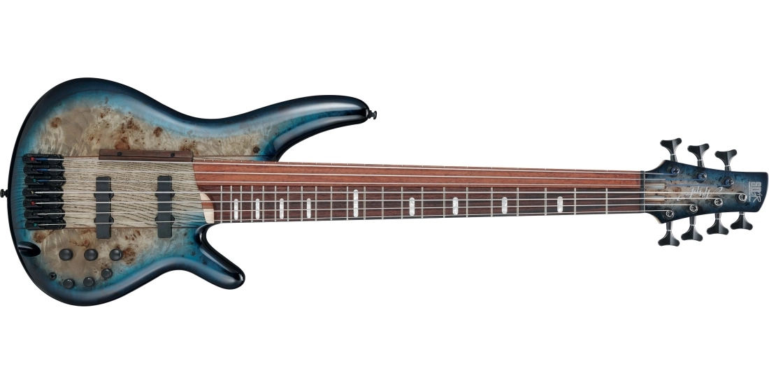 SR Bass Workshop 7-String Electric Bass - Cosmic Blue Starburst