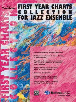 Warner Brothers - First Year Charts Collection for Ensemble de Jazz - Troisime Trombone