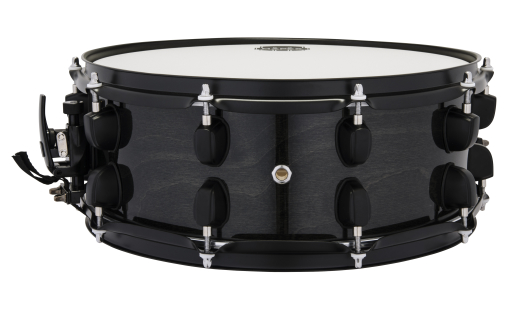 MPX 14x5.5\'\' Maple/Poplar Hybrid Shell Snare Drum - Transparent Midnight Black