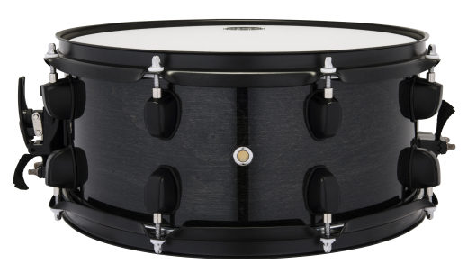 MPX 13x6\'\' Maple/Poplar Hybrid Shell Snare Drum - Transparent Midnight Black