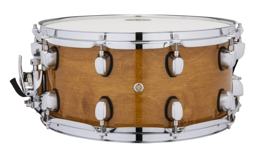 MPX 14x6.5\'\' Maple/Poplar Hybrid Shell Snare Drum - Gloss Natural