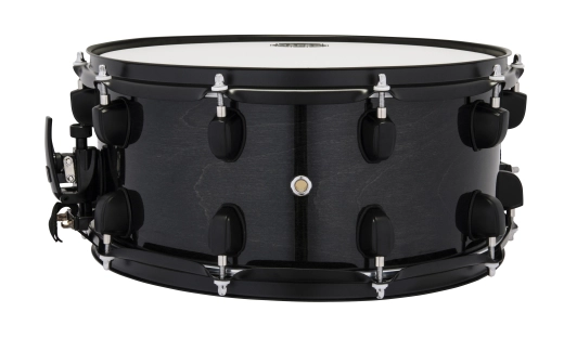 MPX 14x6.5\'\' Maple/Poplar Hybrid Shell Snare Drum - Transparent Midnight Black