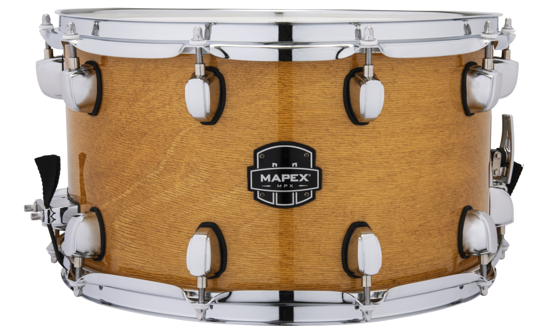 MPX 14x8\'\' Maple/Poplar Hybrid Shell Deep Snare Drum - Gloss Natural