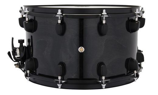 MPX 14x8\'\' Maple/Poplar Hybrid Shell Deep Snare Drum - Transparent Midnight Black