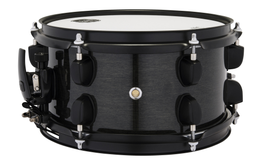 MPX 10x5.5\'\' Maple/Poplar Hybrid Shell Side Snare Drum - Transparent Midnight Black