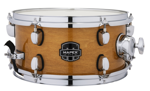Mapex - MPX 12x6 Maple/Poplar Hybrid Shell Side Snare Drum - Gloss Natural