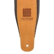 3\'\' Long & McQuade Padded Leather Guitar Strap - Tan