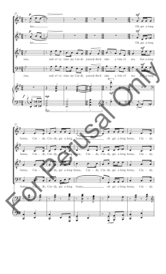 Cindy - Traditional/Barnett - SATB