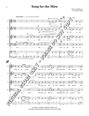 Song for the Mira - McGillivray/Smith - SATB