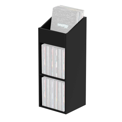 Record Rack 330 Vinyl Station Shelf - Black